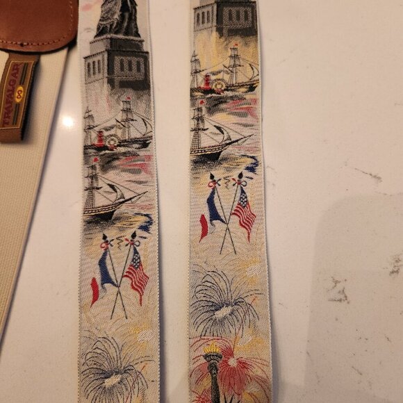 Trafalgar Calvin Curtis Design Cherry Suspenders - Picture 2 of 7